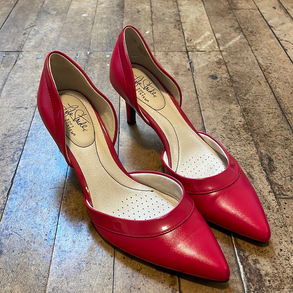 LifeStride Women’s, Saldana Pump, Fire Red